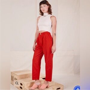 Big Bud Press Red Heritage Trousers XS Mustang Red